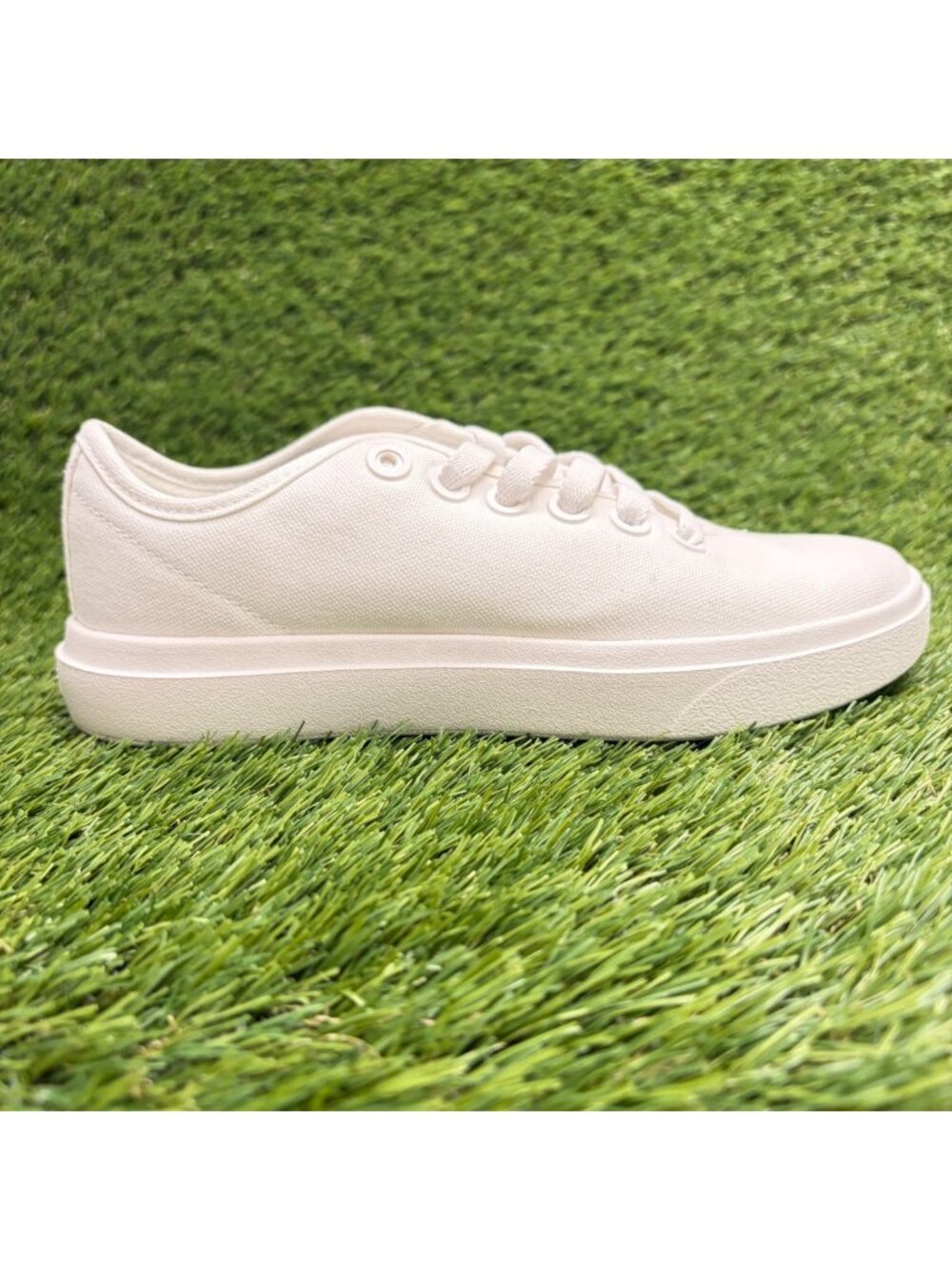 Allbirds Canvas Piper 2 Womens Size 5.5 White Athletic Running Shoes Sneakers